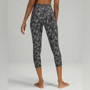 Lululemon Align High-Rise Crop 21" Blossom Overlay Starlight Multi